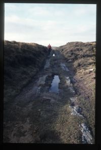 Haytor tramway - mainline to cutting