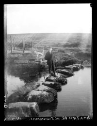 Mr Frank Taylor on Stepping Stones at Swincombe