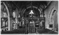 The nave of Lustleigh Parish Church