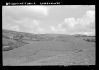 Norman motte and bailey Holwell Castle, Parracombe near Lynton