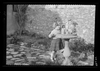 Shirley in the family garden, Plympton