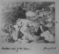 Mould stones at Yealm Head Blowing House