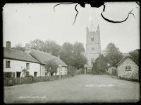 Church + street view, Drewsteignton