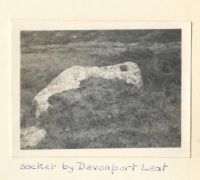 Socket stone by Devonport Leat