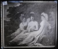 Portrait of Three ladies at Powderham Castle