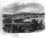 The village of Whitchurch from Plymouth Road