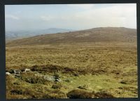 15/10 Wacka Tor from SE slopes of Three Barrows 7/3/1991