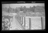 A snowy walk down the path to the railway in Yelverton