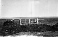 NEGATIVE  OF  NEW PRISON ENCLOSURE LOOKING EAST BY R.HANSFORD WORTH