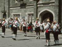 Morris dancers at Tavistock