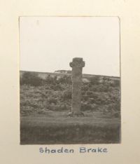 Stone cross at Shaden Brake (Shaden Moor)