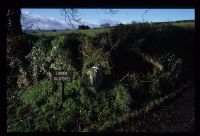 Damaged cross at Elsford