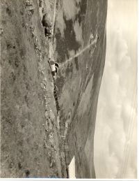 View of site and early work on Avon Dam