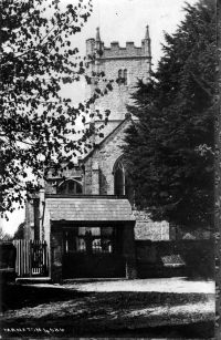 Manaton church lich-gate