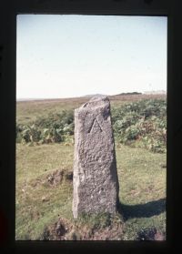 Direction stone, Haytor Down