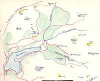 Map showing position of Stanlake, Sharpitor and Wigford Down kists