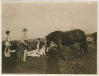 Margaret and Peter Bolt with their Mother and Dog.