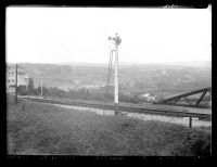 Yelverton railway line from Horrabridge with signal