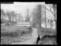 Unknown lady at Two Bridges near Tavistock.