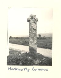 Cross at Huckworthy Common