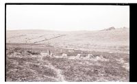 Stone row at Hart Tor