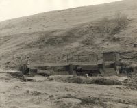 Existing gauge weir in West Okement at Vellake 