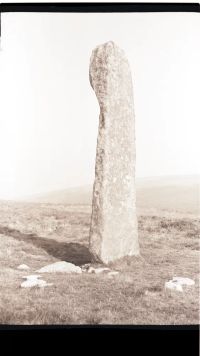 Drizzlecombe large menhir