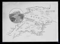 Map of SW England: 