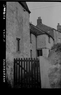 Houses scheduled for demolition in Horrabridge in the 1950s