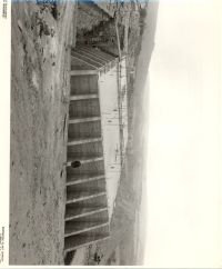 Early construction of the filtration plant at Shipley