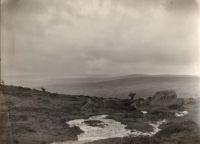 Dartmoor  landscape with stream