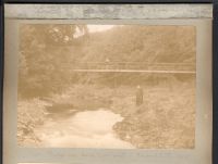 Foot bridge over River Dart