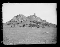 Brentor church from the bottom of the hill below the church.