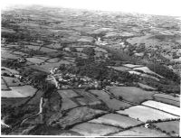 Aerial view of Freeland and Water, Manaton