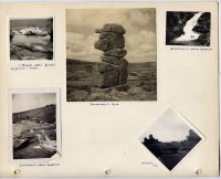 Page 77 of J.H.Boddy's album of Dartmoor photographs of crosses, beehive huts, etc.