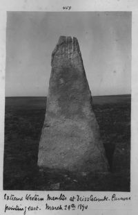 Drizzlecombe Menhir