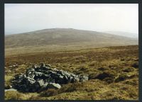 17/10 Wacka Tor from Shepherd's Hut on SE slopes of Three Burrows 7/3/1991