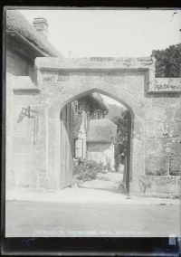 Entrance to Easton Court. Chagford