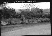 Stone rails used as coping stones near Horrabridge station