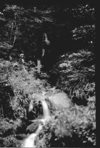 Marjorie at Yealm Falls