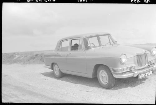 Riley car on Dartmoor 1966