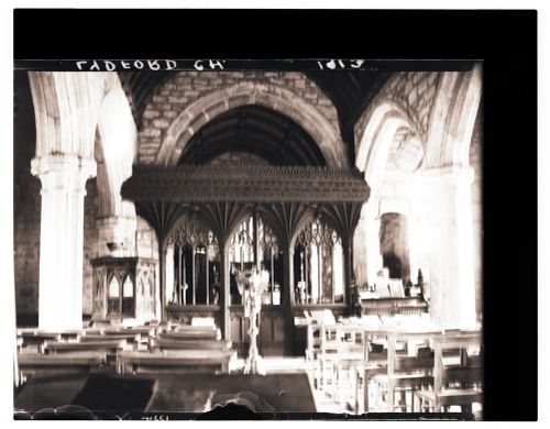 The interior of Lydford Church