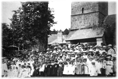 Celebrating Queen Victoria's Golden Jubilee in Lustleigh