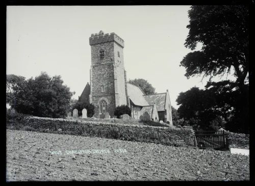 Church, exterior from west, West Charleton