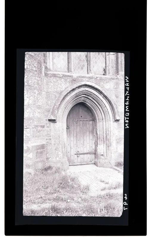 West door of Walkhampton church