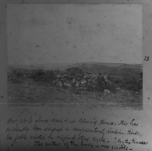 Hut circle above Week Ford Blowing House