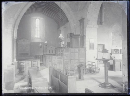 Church, interior, Branscombe