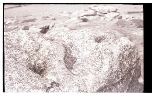 Rock basins at Mel Tor