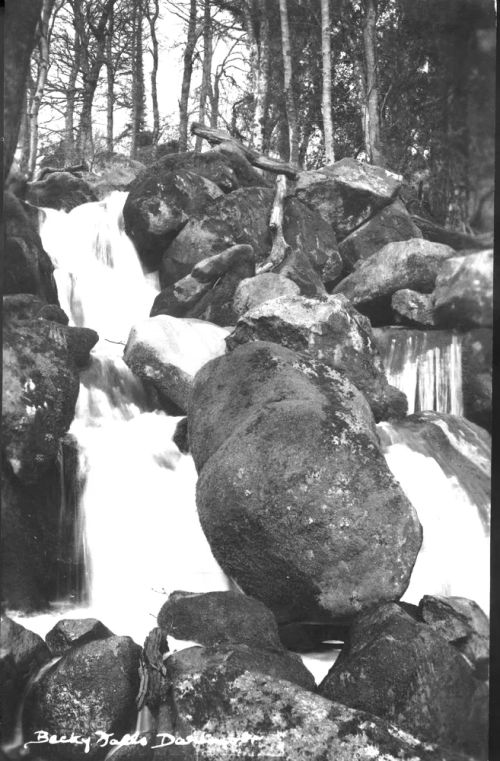 Becky Falls photographed in about 1940.