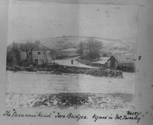 A Wintery Scene at the Saracen's Head Inn